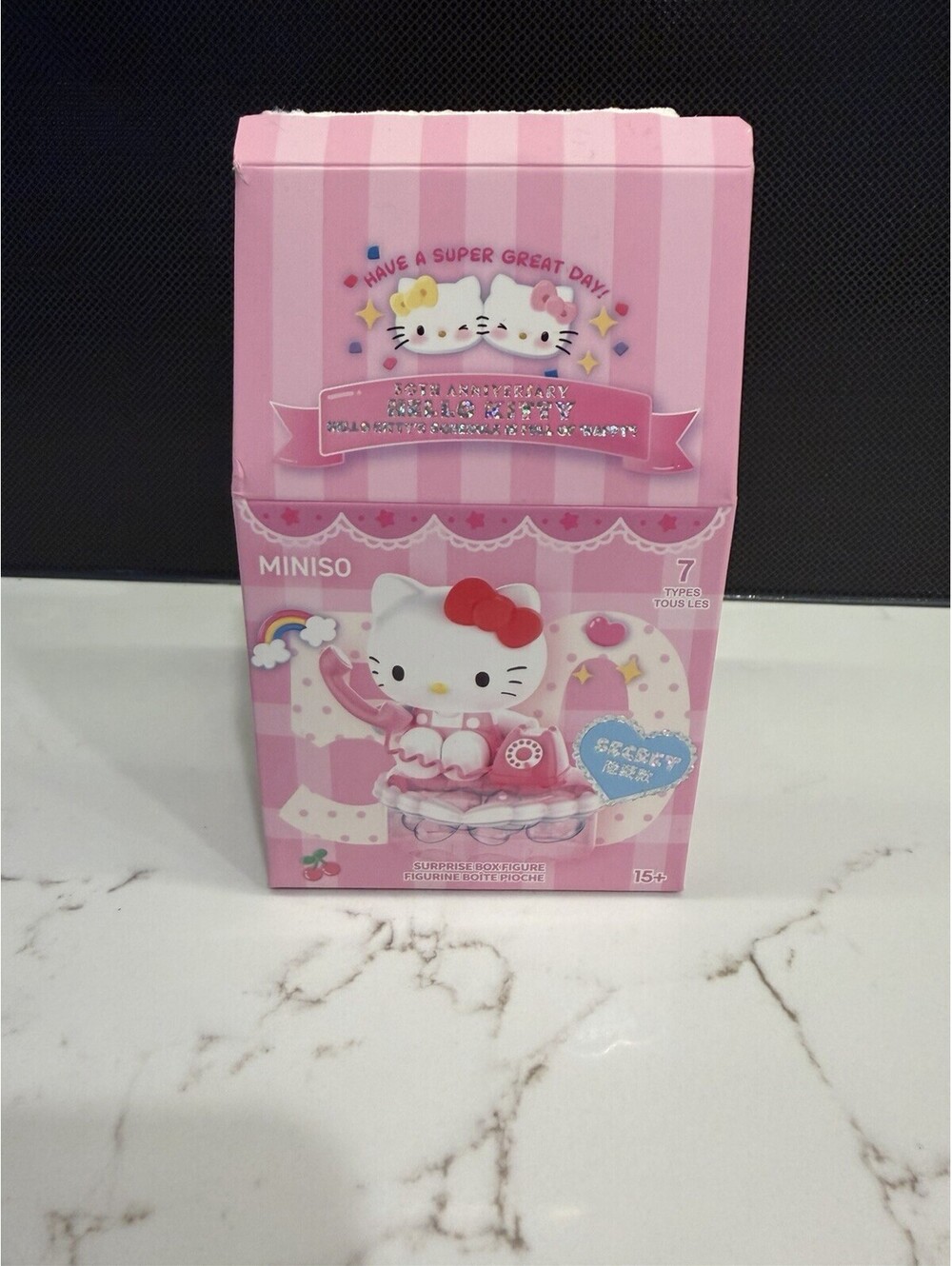 MINISO Hello Kitty 50th Anniversary Confirmed Figures Blind Box Xmas Gift Hot